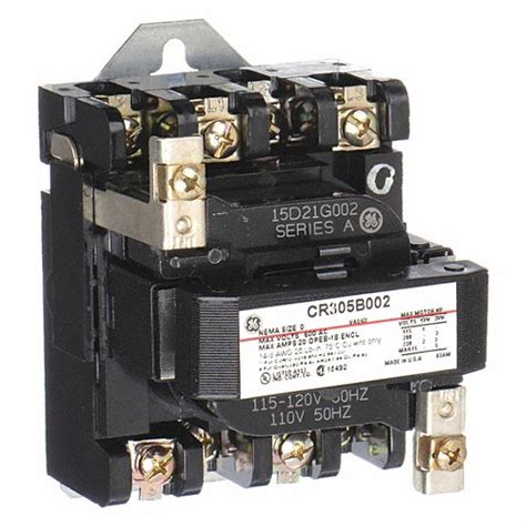 Ge Non Reversing 3 Poles Nema Magnetic Contactor 3hxy4cr305b002