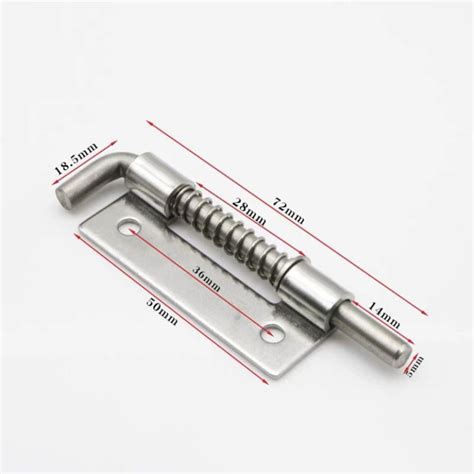 Toptool Spring Loaded Door Lock Bolts Stainless Steel Anti Theft Door