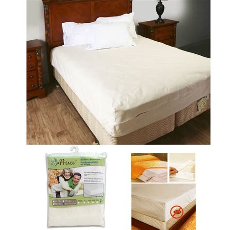 King Size Vinyl Zippered Mattress Cover Protector Dust Bug Allergy ...