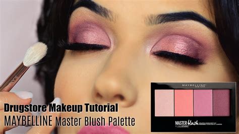 Drugstore Makeup Tutorial Blush Palette Eye Face And Lips