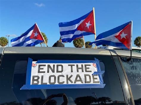 Por El Fin Del Bloqueo De Eeuu A Cuba Caravana En Miami La Demajagua