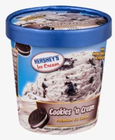 Hersheys Cookies And Cream Ice Cream, HD Png Download , Transparent Png Image - PNGitem