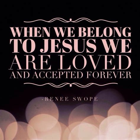 When We Belong To Jesus | Renee Swope