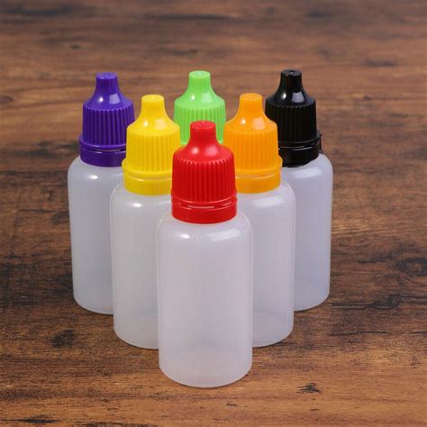 Pcs Ml Eyedrops Bottles Empty Squeezable Plastic Liquid