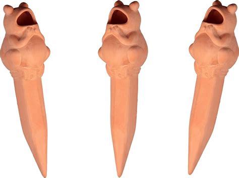 Amazon Terracotta Plant Self Watering Spikes Set Of 3 Terracotta