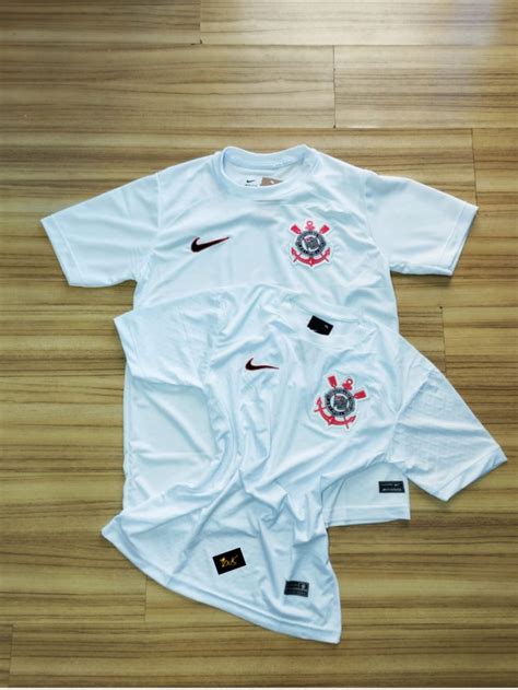 KIT CASAL CORINTHIANS BRANCA DEMOCRACIA Dk Store