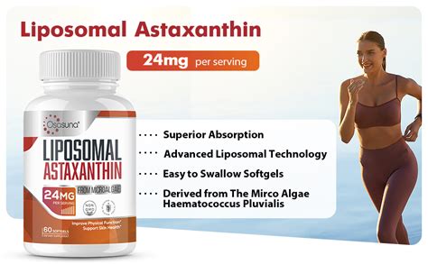 Amazon Liposomal Astaxanthin Supplement Mg Maximum Absorption