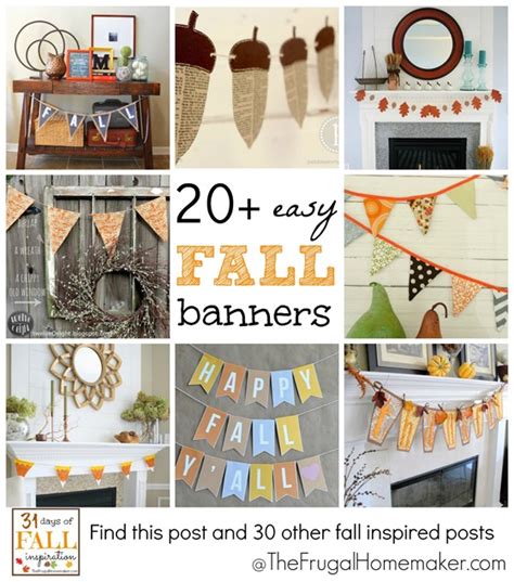 31 Days Of Fall Inspiration 20 Easy Fall Banners