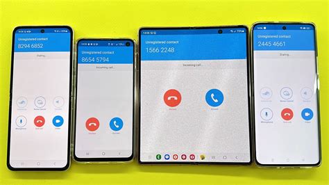 Incoming Outgoing Call SkyPhone Social App On Galaxy S10E Vs Realmi