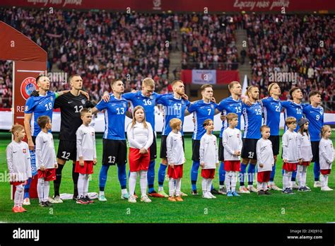 Warsaw Poland 21 March 2024 Uefa Euro 2024 Qualifying Football