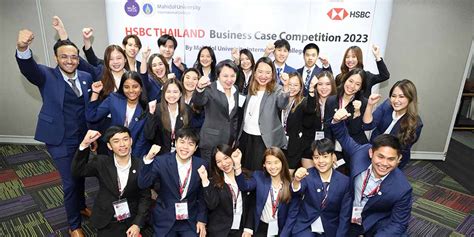 Muic Team Is Winner Of Hsbc Case Competition 2023 Muic Mahidol