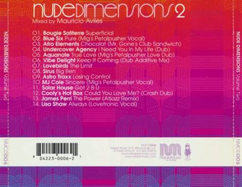 VA Nude Dimensions Volume Two 2000 CD Rip