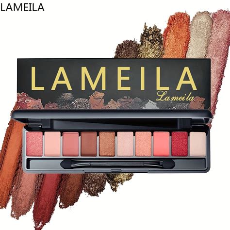 Paleta De Sombras De Ojos De 10 Colores Maquillaje Sombra Desnuda Mate