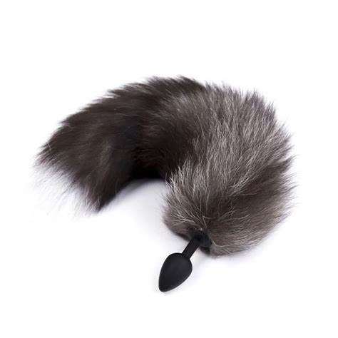 Colita Y M Scara De Zorro Plug Anal De Acero Inoxidable Sensationsfeel