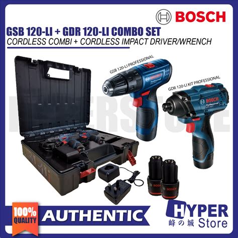 Bosch Gsb Li Gdr Li Combo Set Cordless Combi Cordless