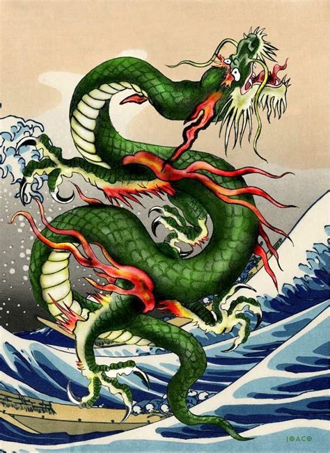 Pin by Joseph Gibel on japanese woodblock/prints/art | Japanese dragon ...