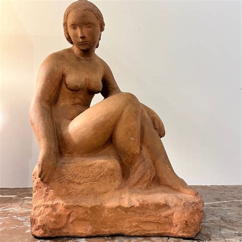 Proantic Nude Terracotta Around 1930