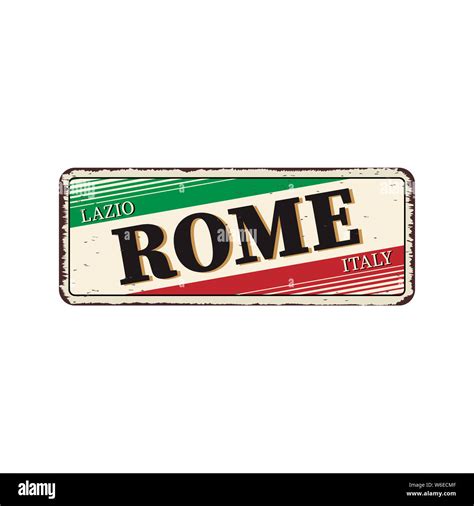 Rome sign Cut Out Stock Images & Pictures - Alamy