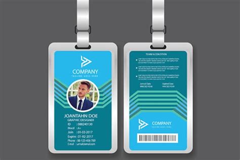 Best Company Id Card Design Template Psd Graphic By Designservicesworld