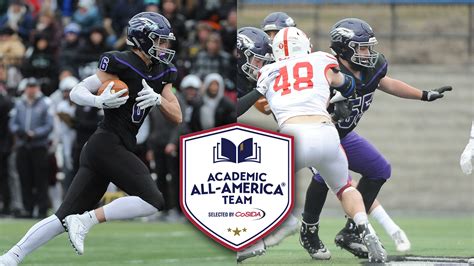 Football Duo Earns Cosida Academic All America® Recognition