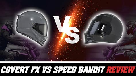 Scorpion Exo Covert FX Vs Simpson Speed Bandit Helmet Review At