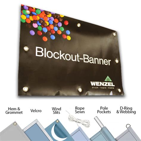 18oz Vinyl Matte Banner Blockout In Lv Custom Banner