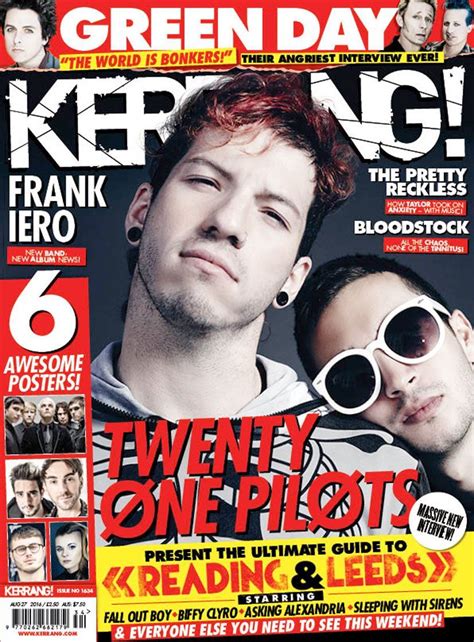 Twenty One Pilots บน Kerrang Magazine This Weeks Issue Twenty One Pilots Present The