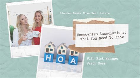 Homeowners Associations Hoas What You Need To Know Youtube