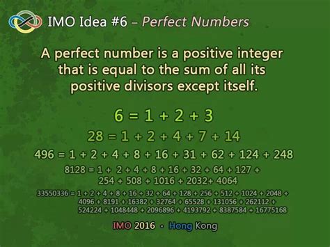 Challenging Recreational Mathematics Perfect Numbers