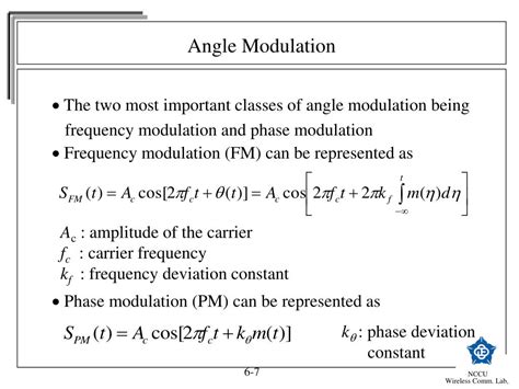 Ppt Chapter Modulation Techniques For Mobile Radio Part I