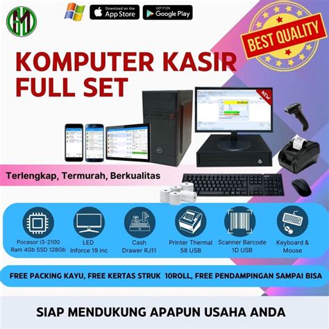 Jual Paket Komputer Kasir Lengkap Untuk Retail Grosir Apotek Restoran