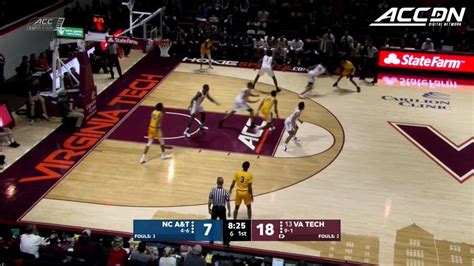 North Carolina Aandt Vs Virginia Tech Basketball Highlights 2018 19 Video Dailymotion