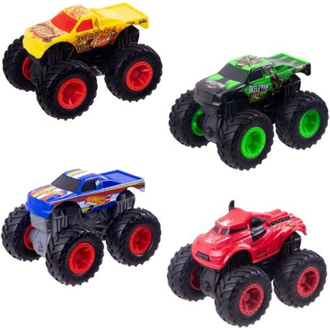 Увеличенная машинка внедорожник серии Monster Trucks Hot Wheels в асс FYJ