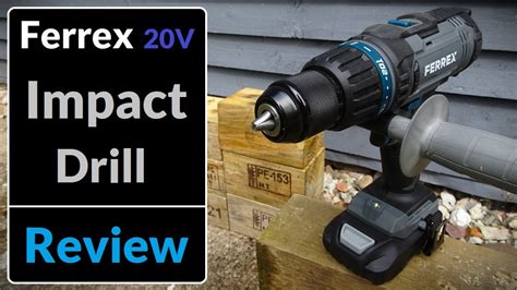 Ferrex 20v Cordless Impact Drill From Aldi Tool Review YouTube