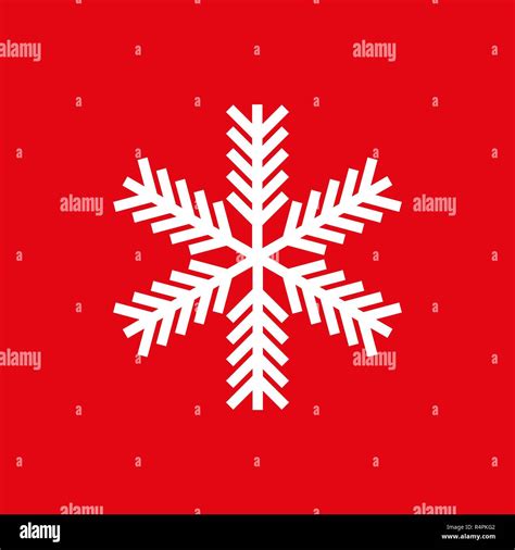 Snowflake Icon Or Logo Christmas And Winter Theme Symbol Vector And