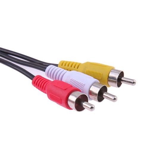 AV ТВ Аудіо-відео кабель юсб шнур провод USB 2.0 на 3*RCA audio video ...