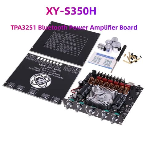 XY S350H 2 1 Channel TPA3251 Bluetooth Power Amplifier Board Module