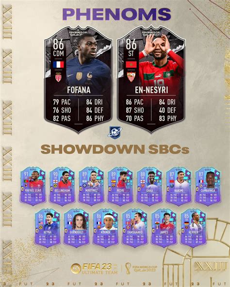 Fifa 23 SBC Youssouf Fofana Showdown World Cup