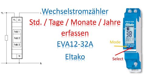 Wechselstromz Hler Stunden Tage Monate Und Jahre Einzeln Erfassen