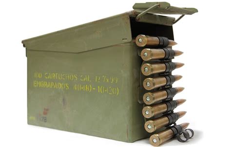 Spain 50 Bmg 12 7x99mm M8 And M20 100 Rounds In Original Ammo Can Sportsman S Outdoor Superstore