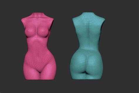 Female Torso 3d Model 3d Printable Cgtrader