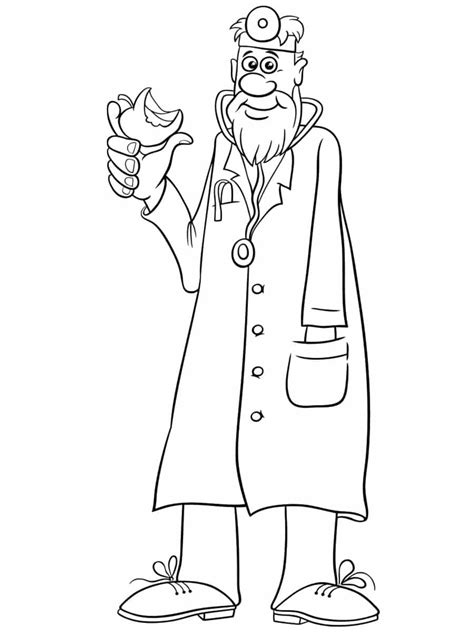 Coloriage docteur médecin 50 dessins à imprimer