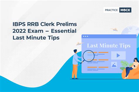 Last Minute Tips For IBPS RRB Clerk Prelims 2022