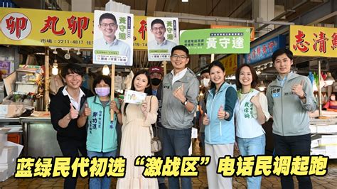 蓝绿民代初选“激战区”电话民调起跑，谁能出线即将揭晓 海峡新干线 海峡新干线 哔哩哔哩视频