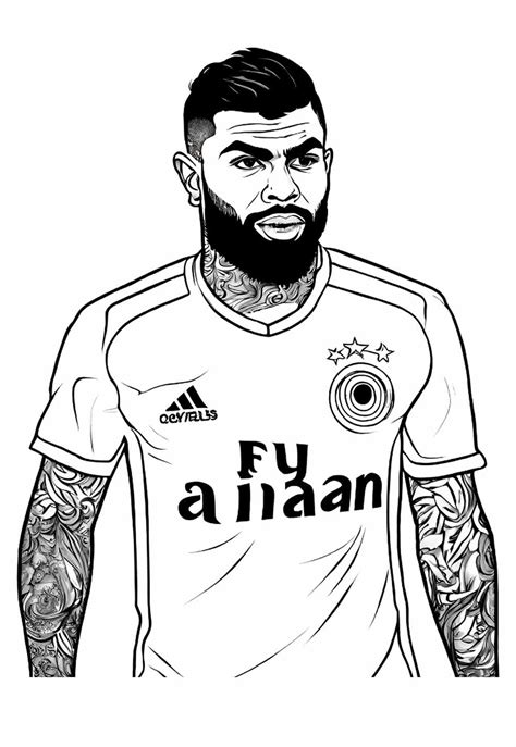 Desenhos Do Gabigol Para Colorir Bora Colorir