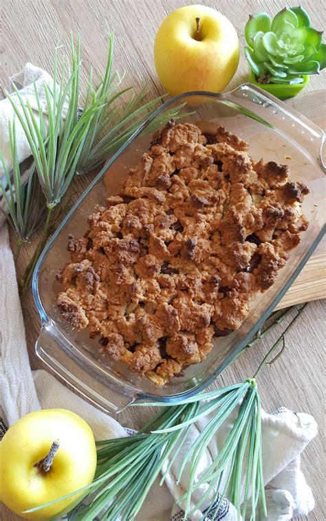 Crumble Farine De Châtaigne Pomme Et Chocolat La Cuisine Dune Toquée