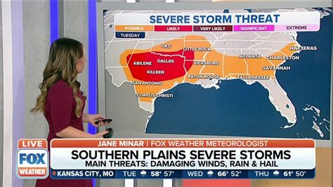 Damaging Winds Hail Isolated Tornado Possible As Severe Storm Threat