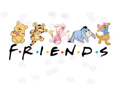 Winnie the Pooh Friends Png - Etsy