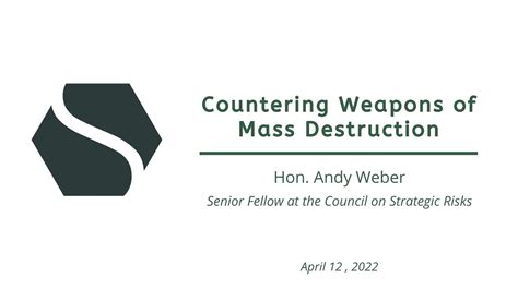 Countering Weapons Of Mass Destruction YouTube