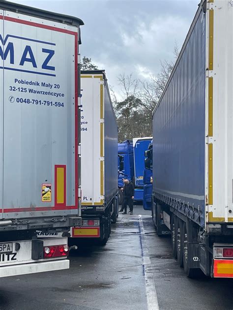 LKW Protest in Gräfenhausen Betriebsseelsorge Bistum Mainz